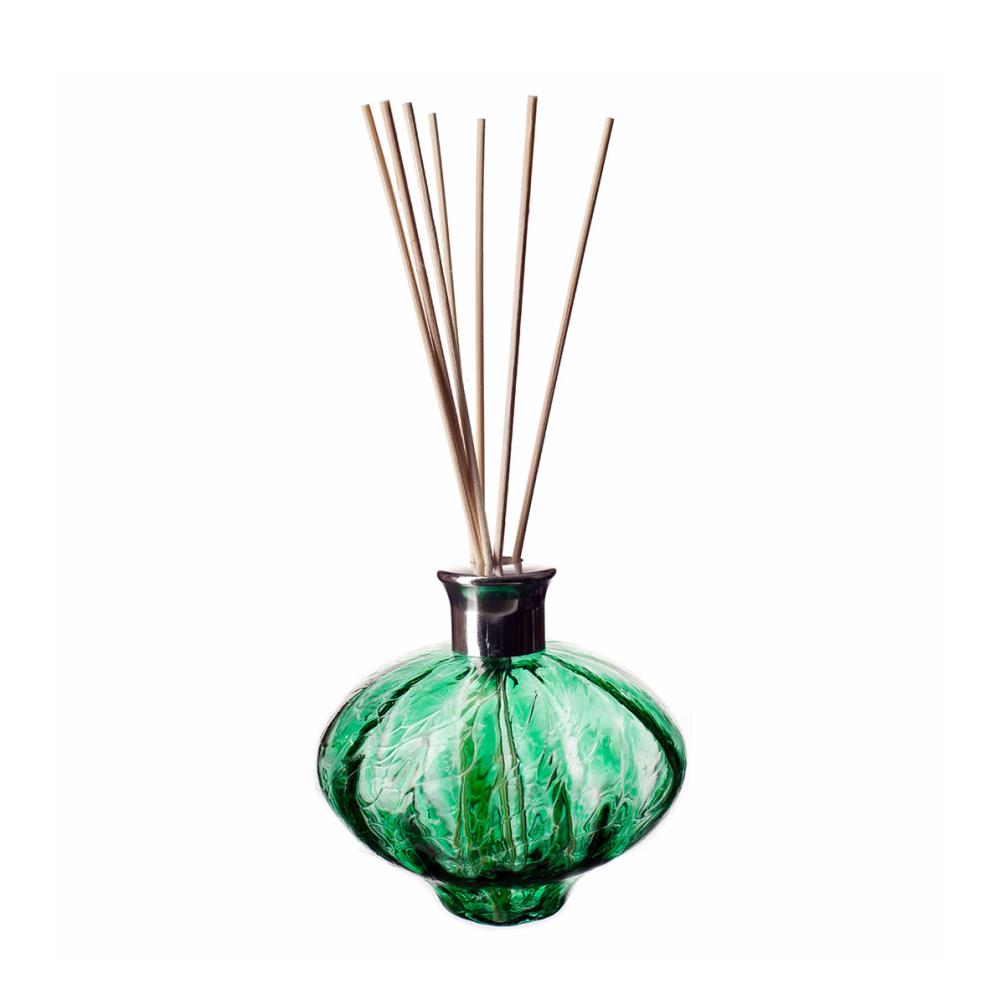 Amelia Art Glass Optic Green Oval Reed Diffuser £17.99